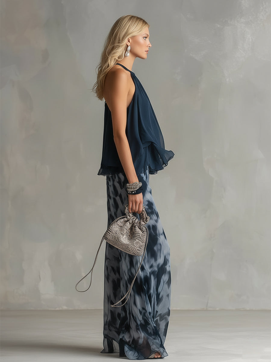 LUDOVICA | Elegantní šifonový komplet