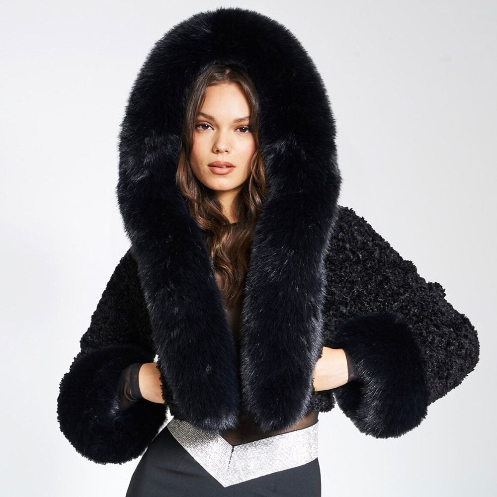 Elaine - Luxe Faux Fur Jacket