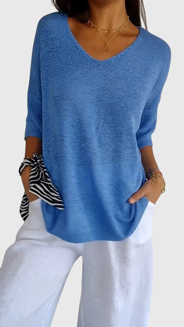 Myrial | Elegantní top s V-výstřihem