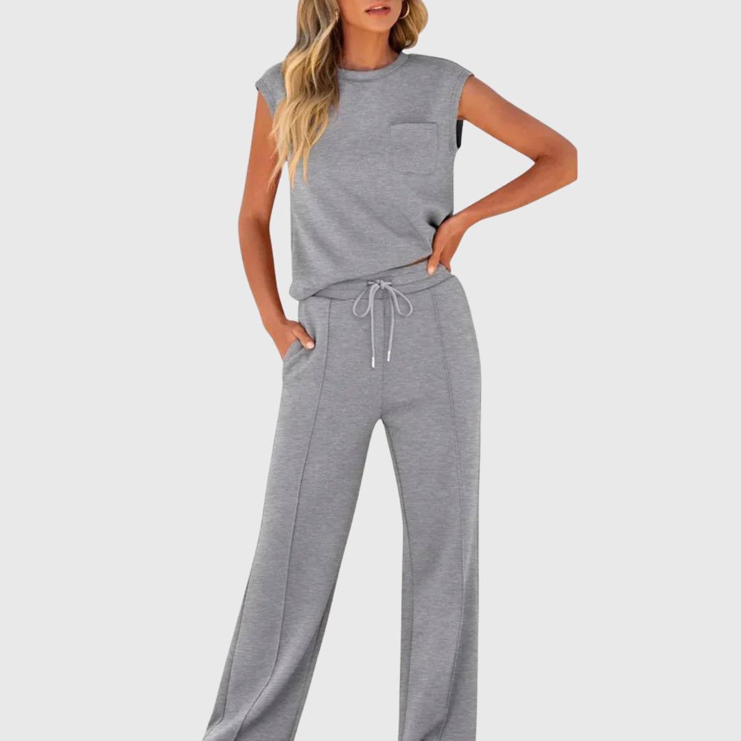 Lolly | Měkký lounge set, uvolněný střih, dvoudílný