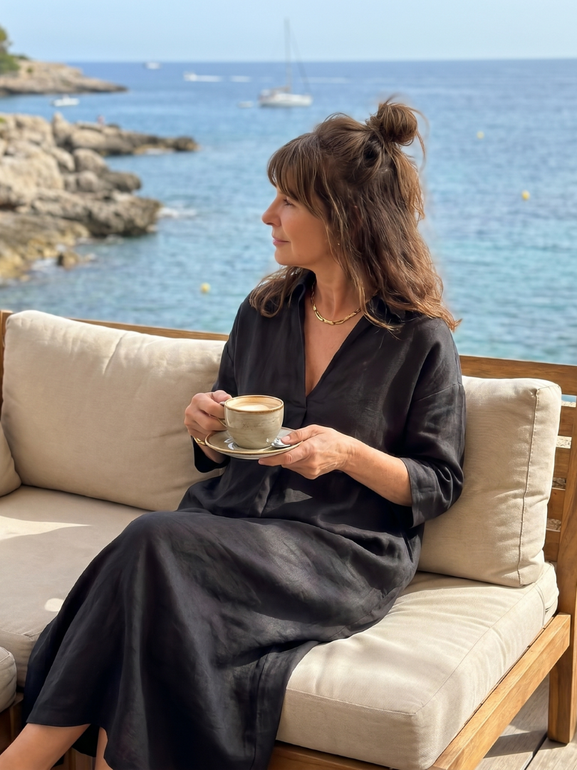 Estelle | Volné rovné midi šaty