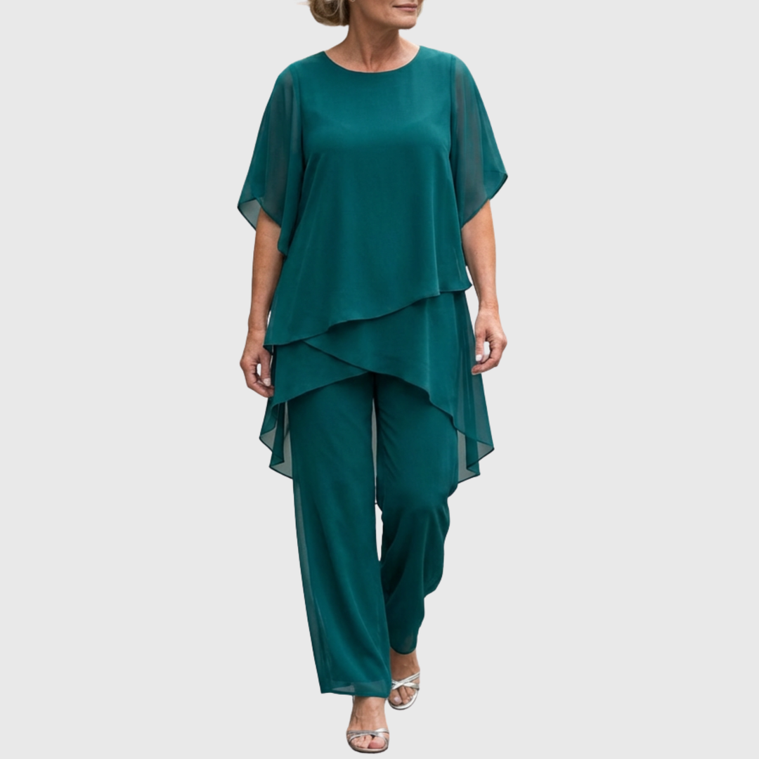 Susan | Komplet s palazzo kalhotami