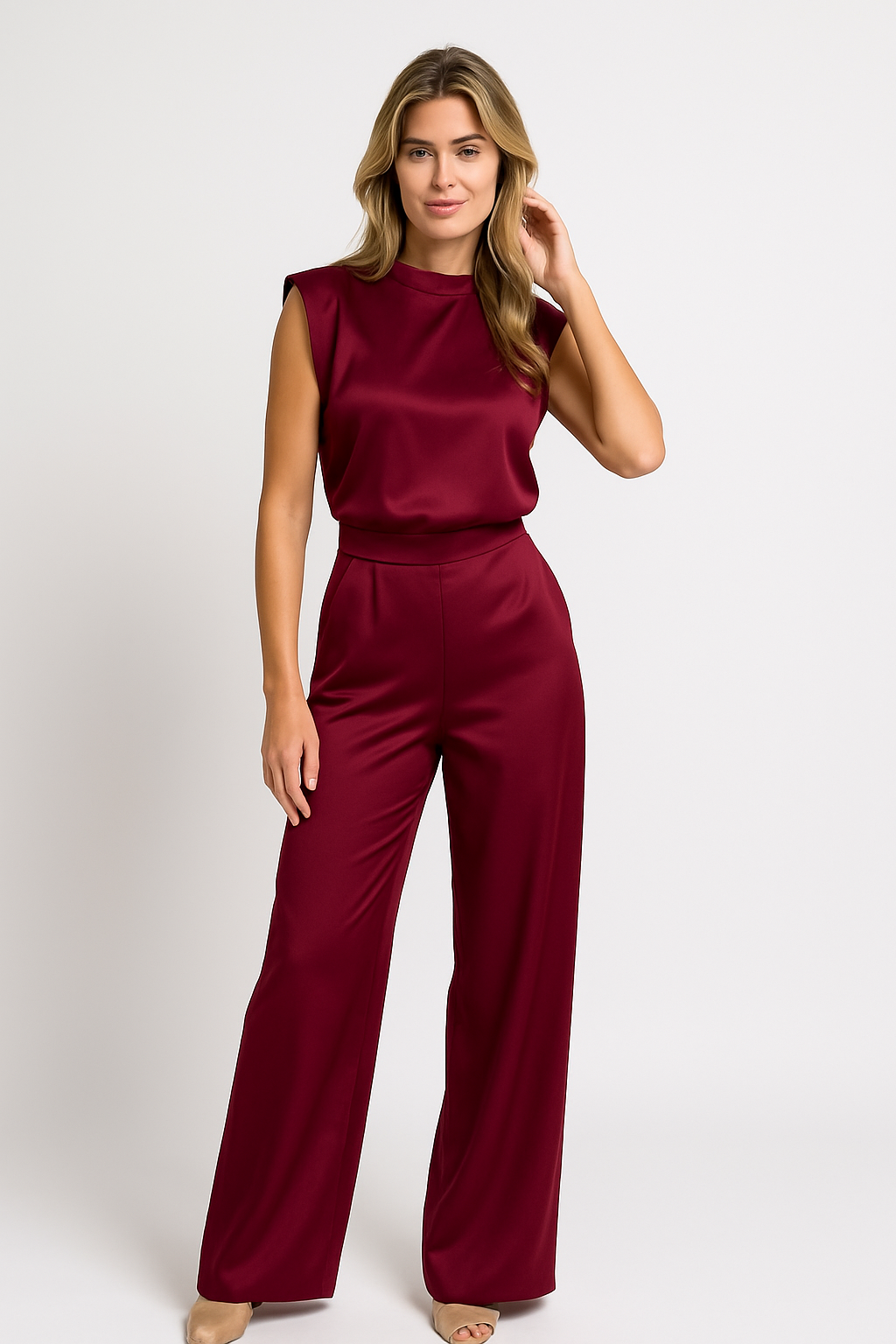 Seraphina Satin Jumpsuit