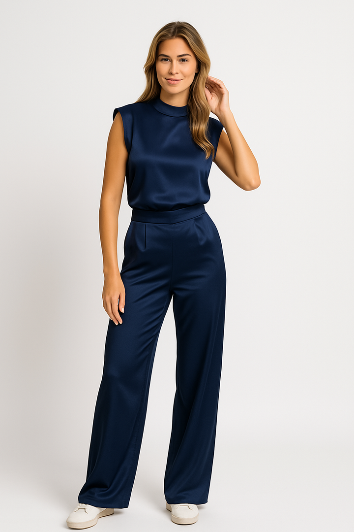 Seraphina Satin Jumpsuit