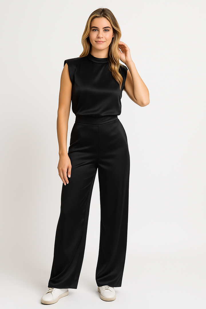 Seraphina Satin Jumpsuit