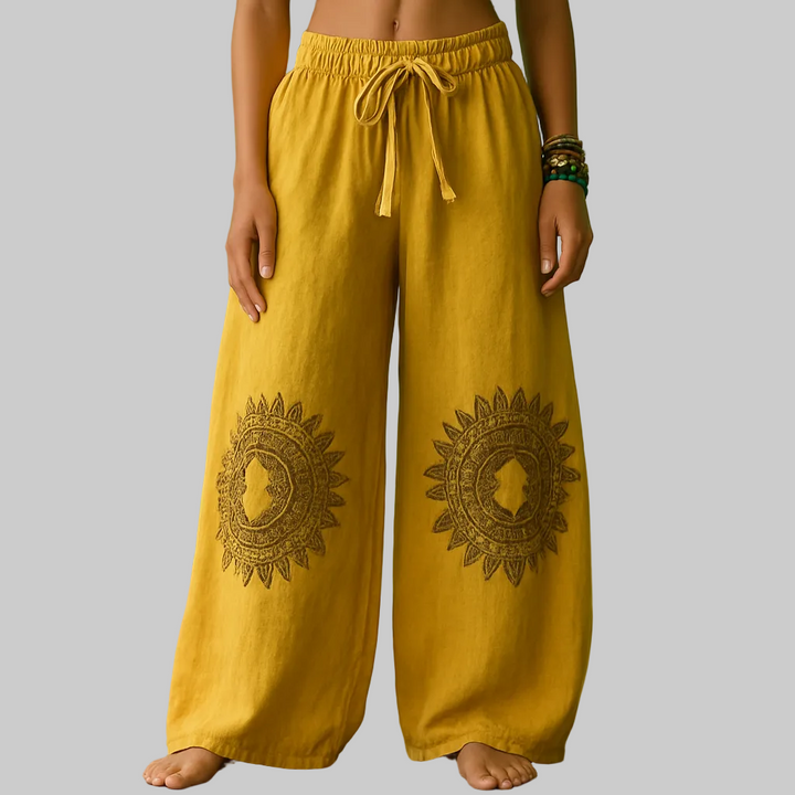 Liora | Boho pohodlné kalhoty
