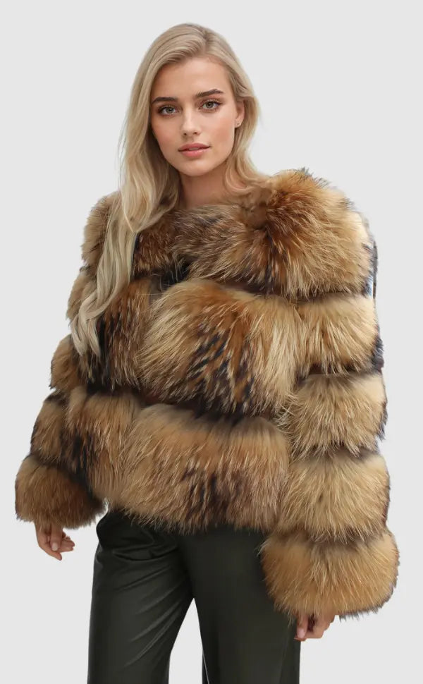 Olivia – Luxury Faux Fur Statement Coat