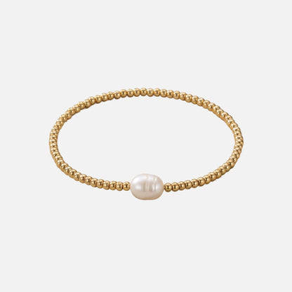 Gold Pearl Bracelet
