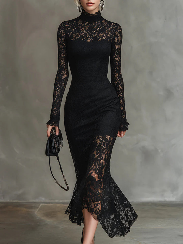 Julia™ | Elegantní maxi šaty s krajkou