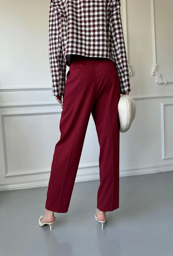 STEFANIE | Klasické slim-fit kalhoty