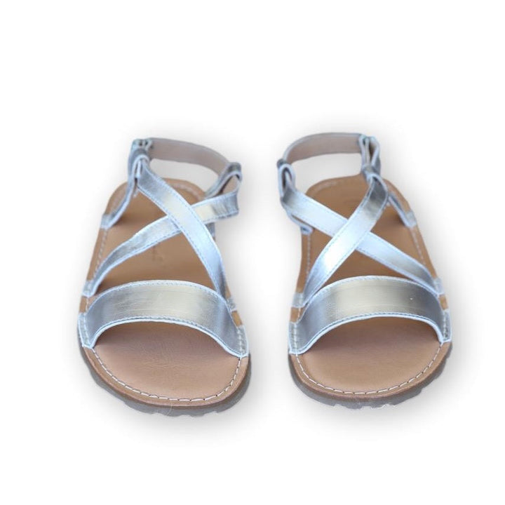 Réka | Elegantní gladiátorské sandály ve stříbrné