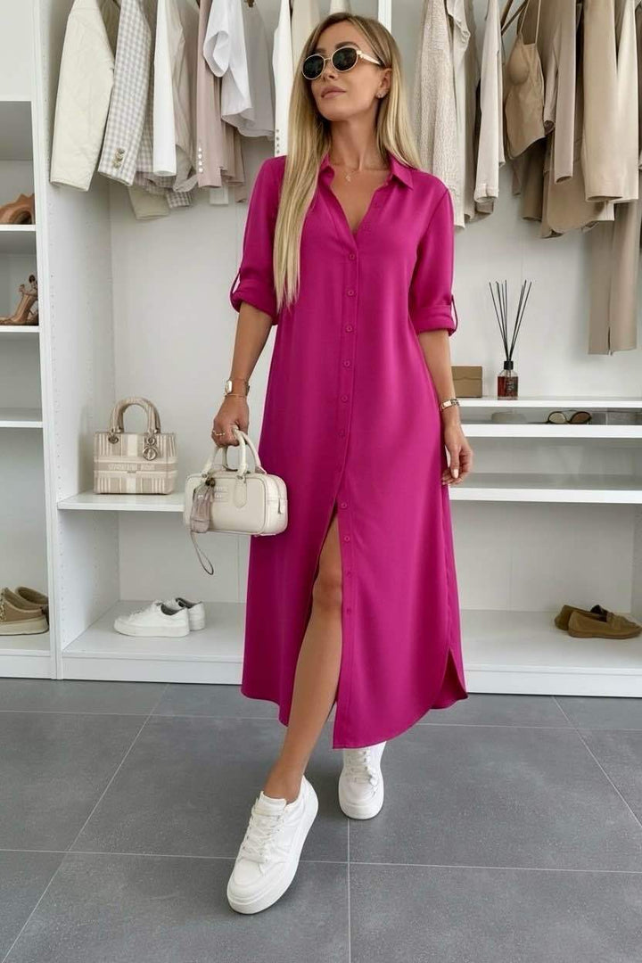 Tereza | Oversized košilové šaty