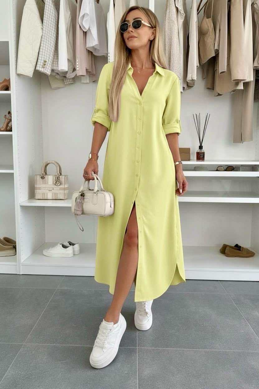 Tereza | Oversized košilové šaty
