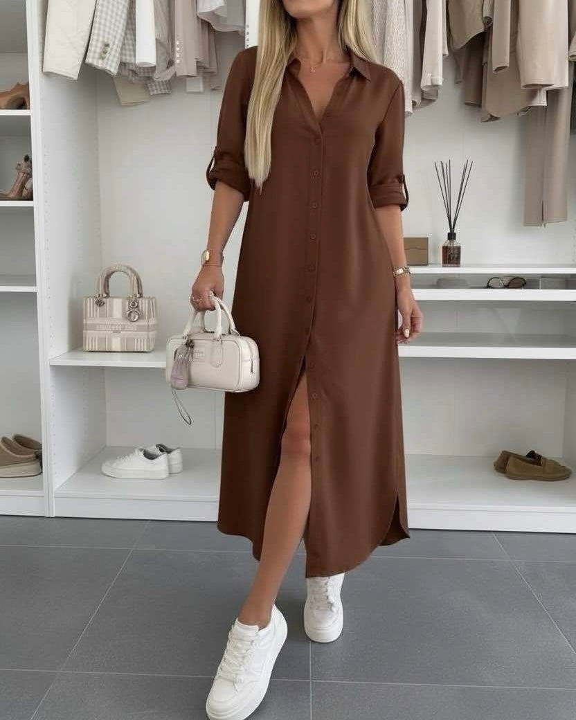 Tereza | Oversized košilové šaty