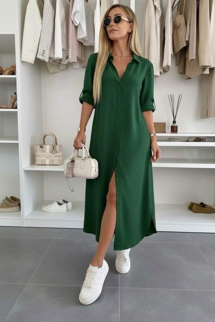 Tereza | Oversized košilové šaty