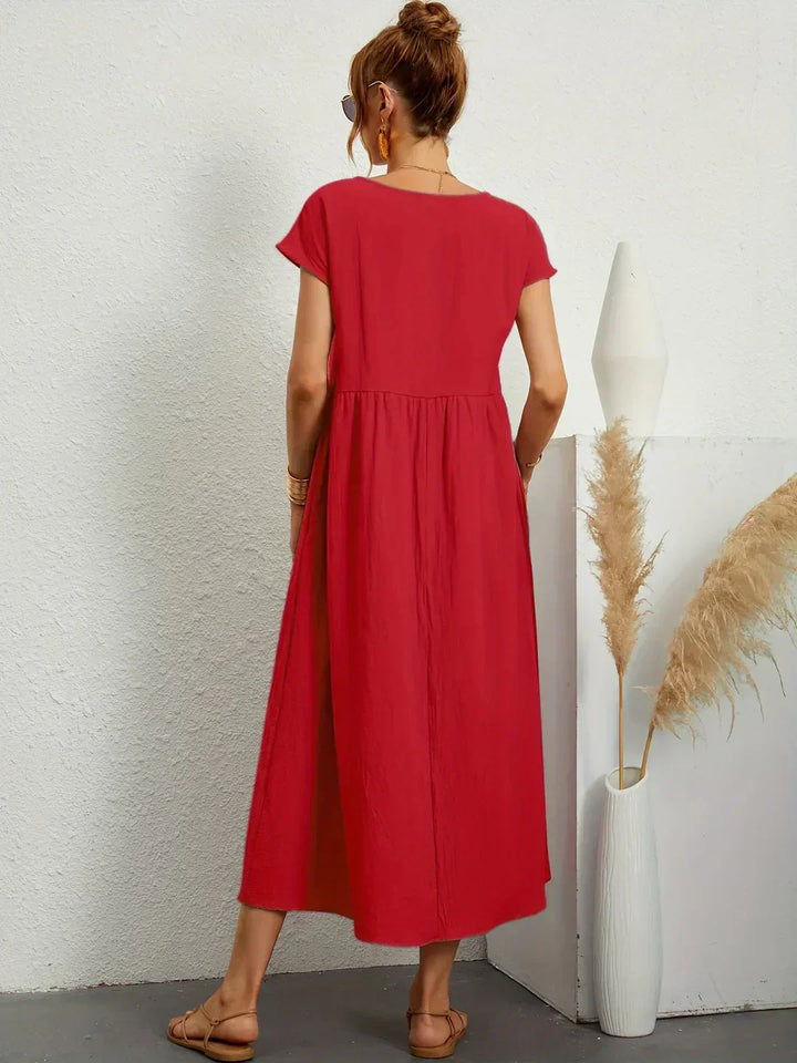 Heike | Vzdušné midi šaty s nadčasovou elegancí