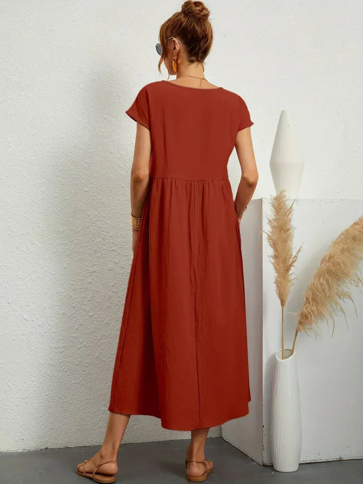 Heike | Vzdušné midi šaty s nadčasovou elegancí