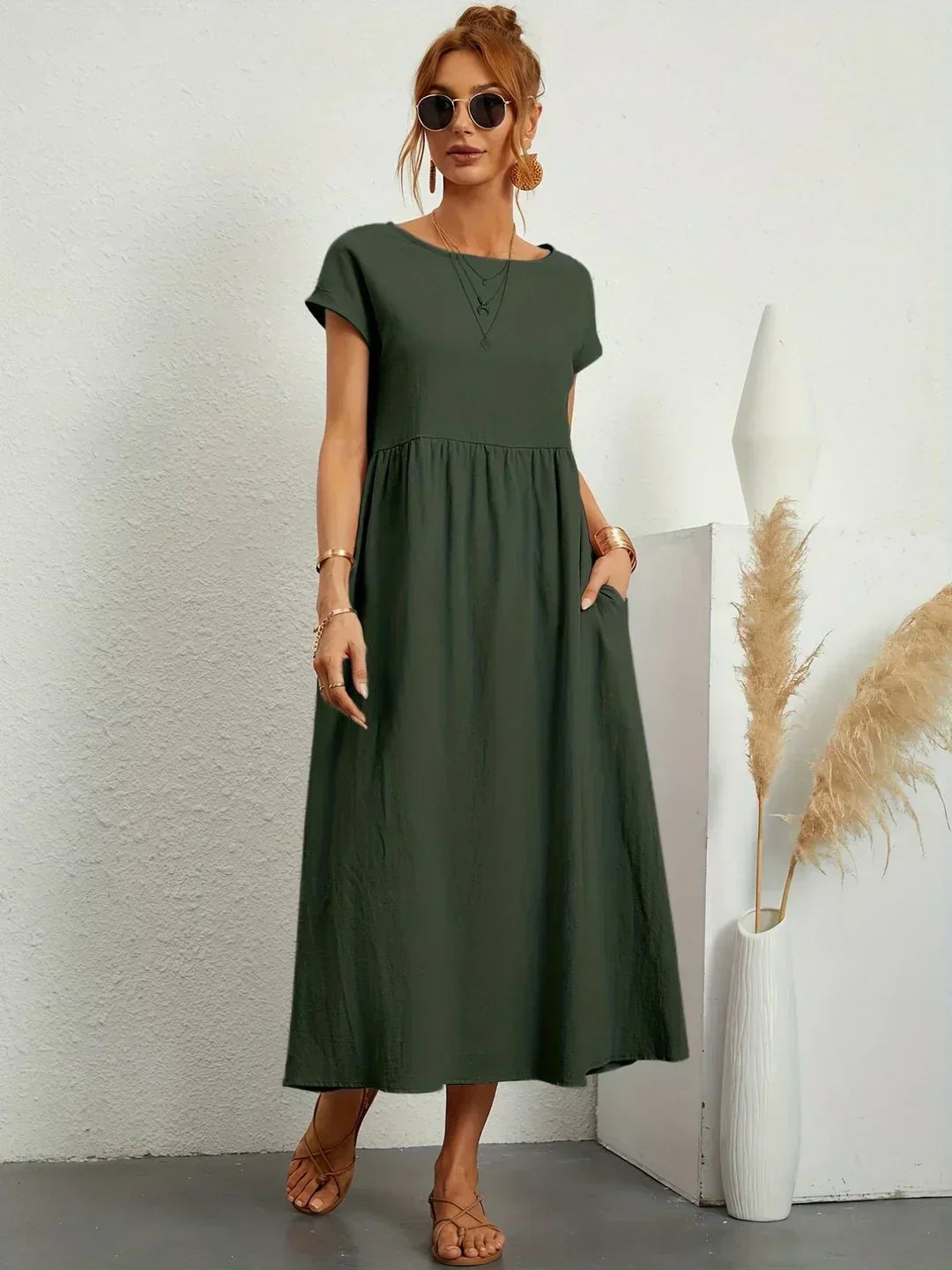 Heike | Vzdušné midi šaty s nadčasovou elegancí