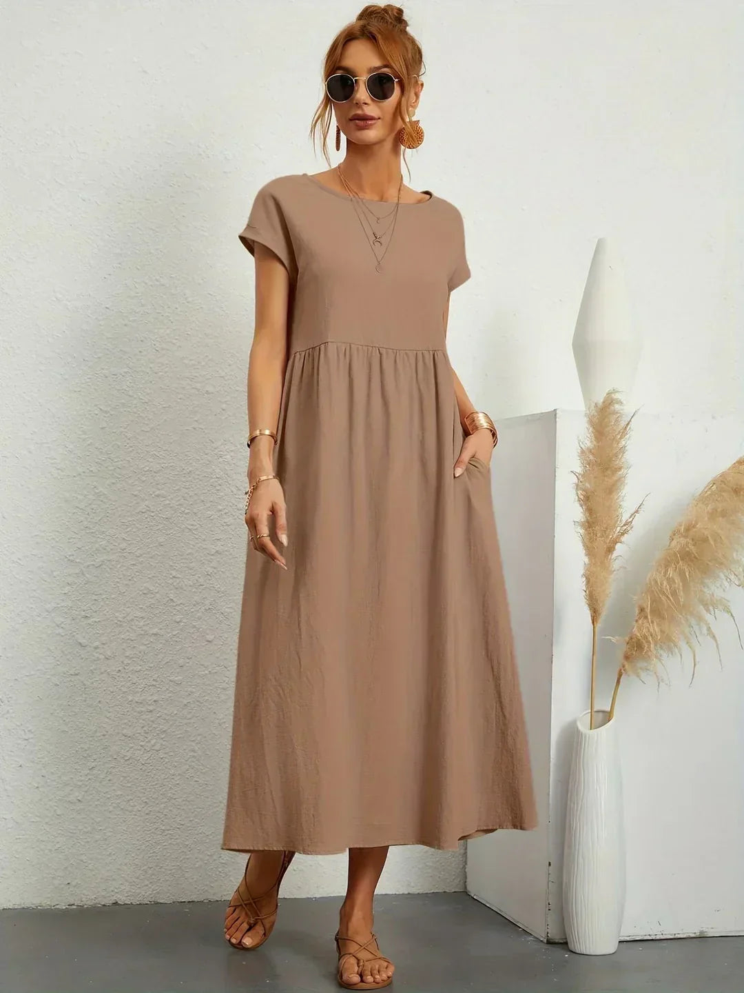 Heike | Vzdušné midi šaty s nadčasovou elegancí