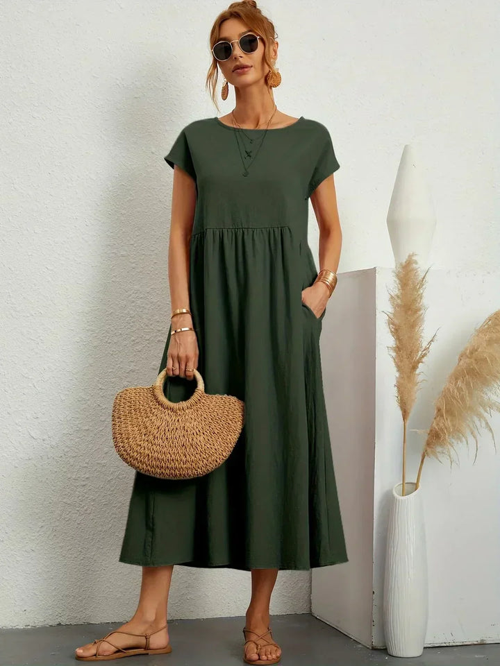 Heike | Vzdušné midi šaty s nadčasovou elegancí