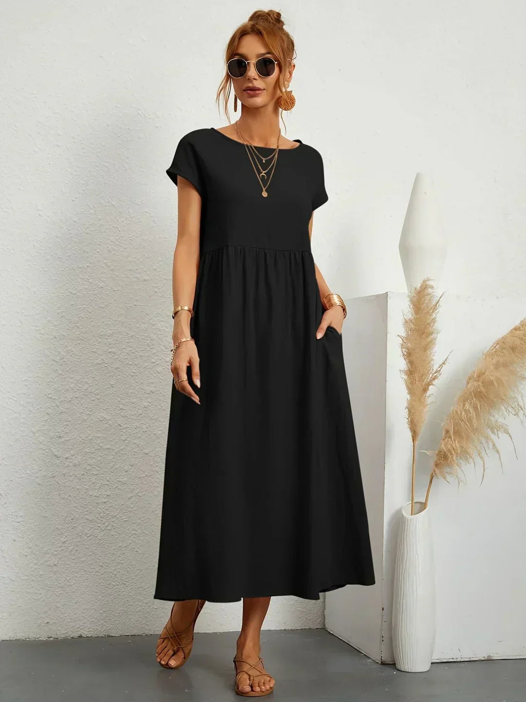 Heike | Vzdušné midi šaty s nadčasovou elegancí