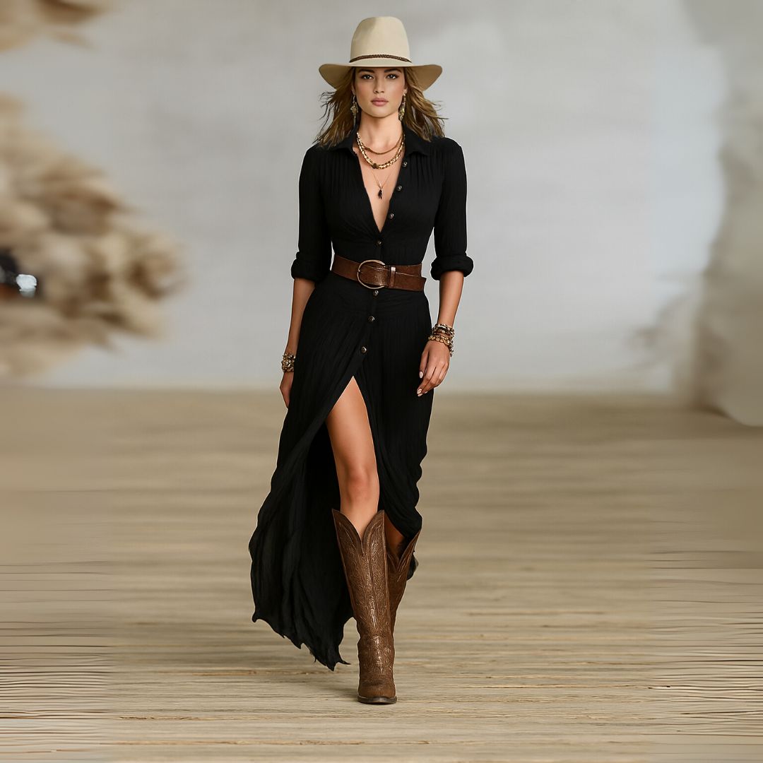 Lily | Maxi šaty s elegantní siluetou a minimalistickým designem