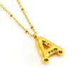 Bubble Letter Initial Necklace (Bundle)