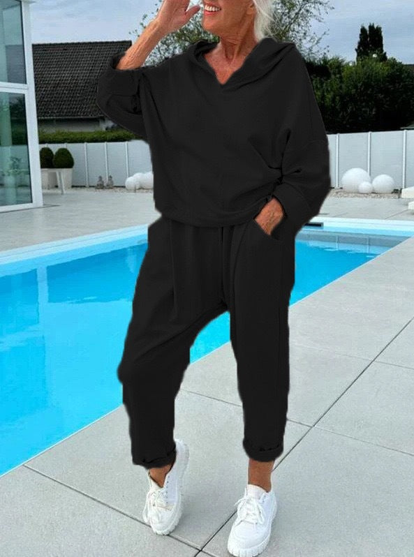 RICHELLE | Set s kapucí a joggingovými kalhotami