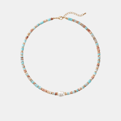 Pastel Pearl Bead Necklace