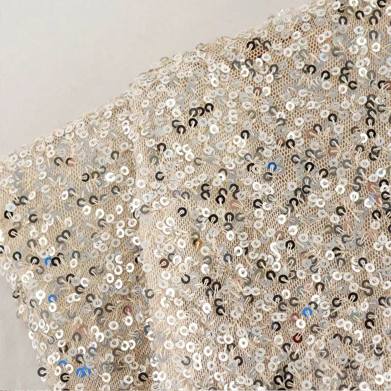 Lillian - Shoulder Detail Sequin Dress