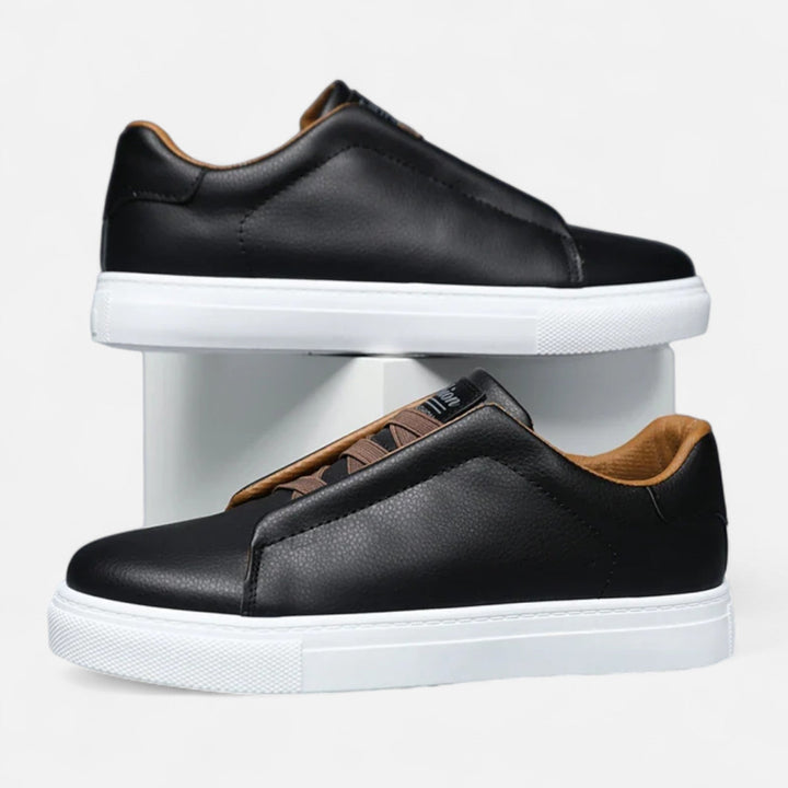 Hugo - Men’s Leather Slip-On Sneakers