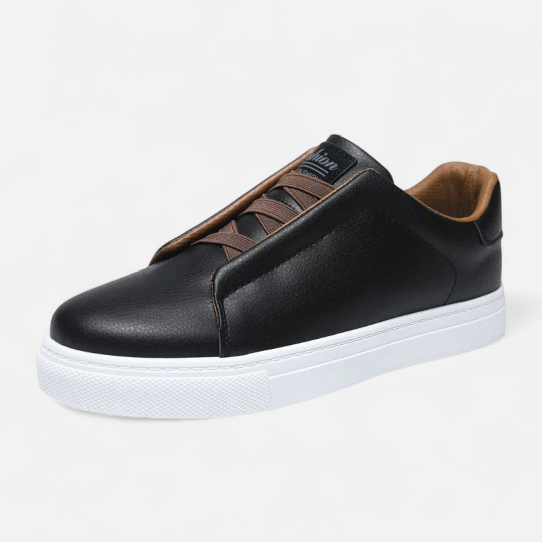 Hugo - Men’s Leather Slip-On Sneakers