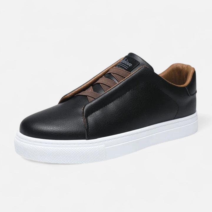 Hugo - Men’s Leather Slip-On Sneakers