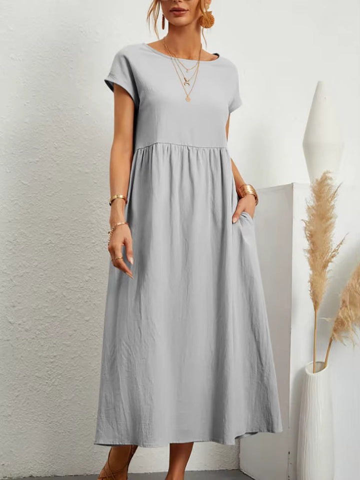 Gabrielle™ | Plynoucí midi šaty s nadčasovou elegancí
