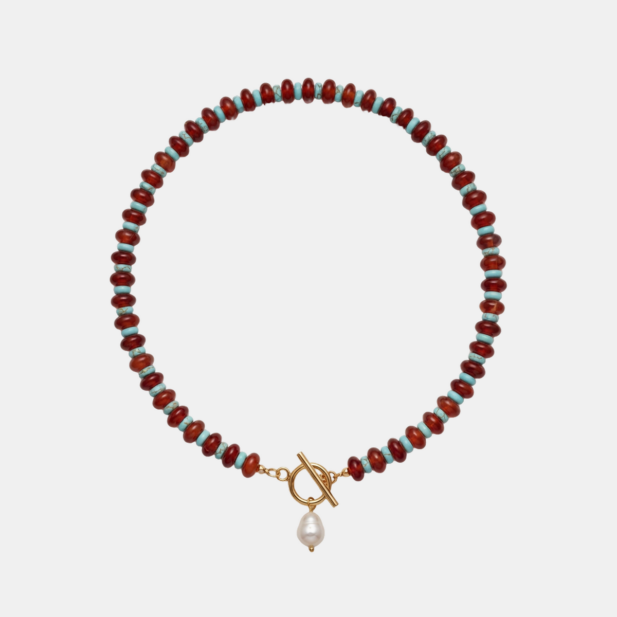 Sedona Bead Pearl Necklace