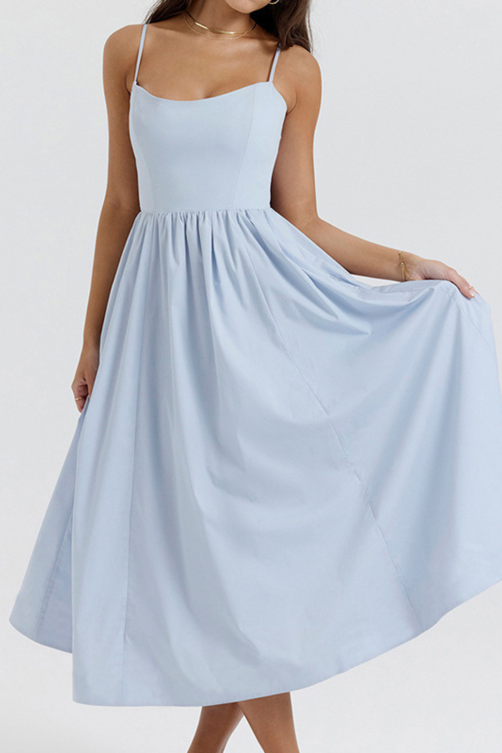 ESTELLE | Elegantní korzet letní midi šaty