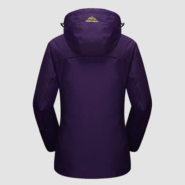 3-in-1 Waterproof Winter Coat, Fleece Lined,Two-Piece Suit, Hooded Ski & Hiking Jacket