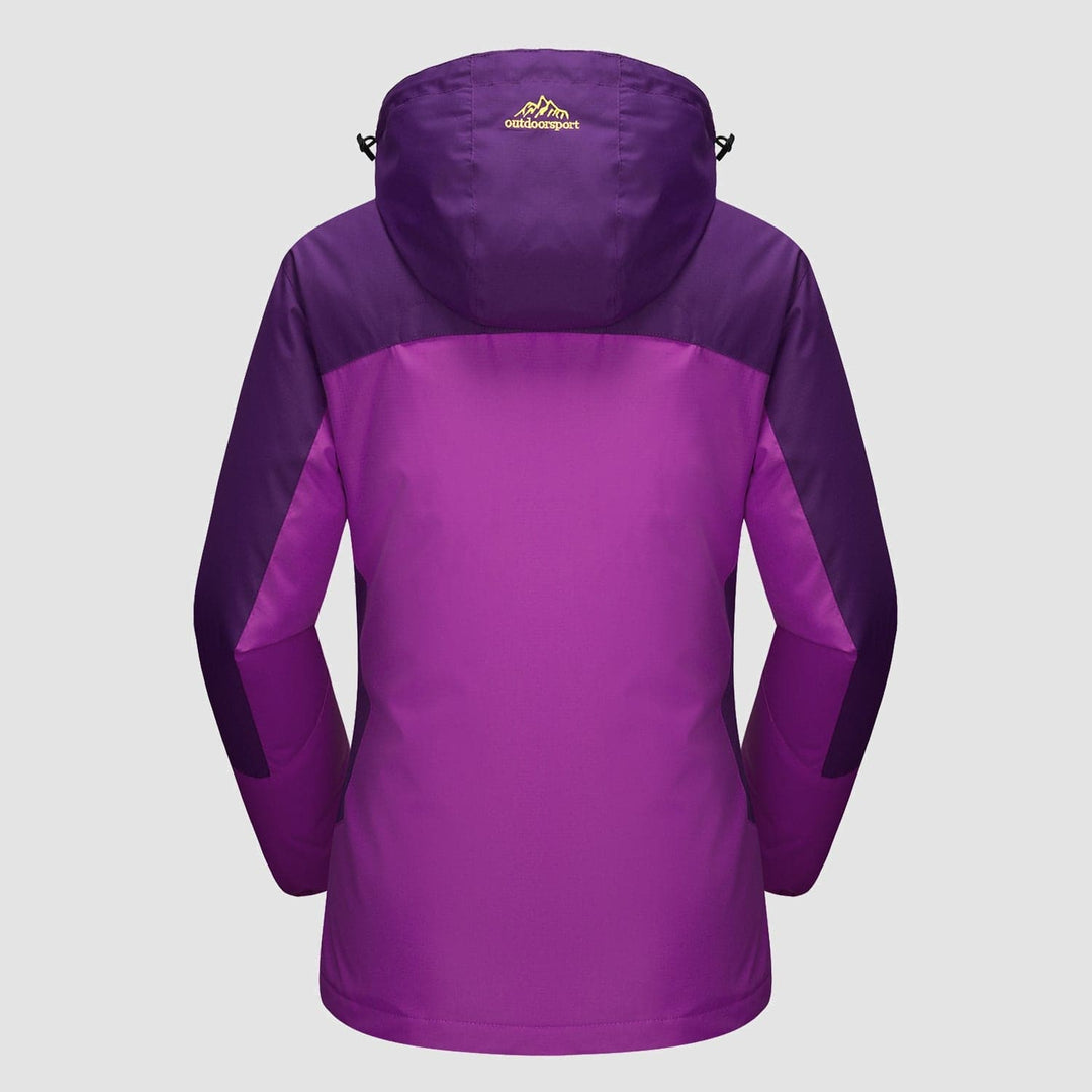 3-in-1 Waterproof Winter Coat, Fleece Lined,Two-Piece Suit, Hooded Ski & Hiking Jacket