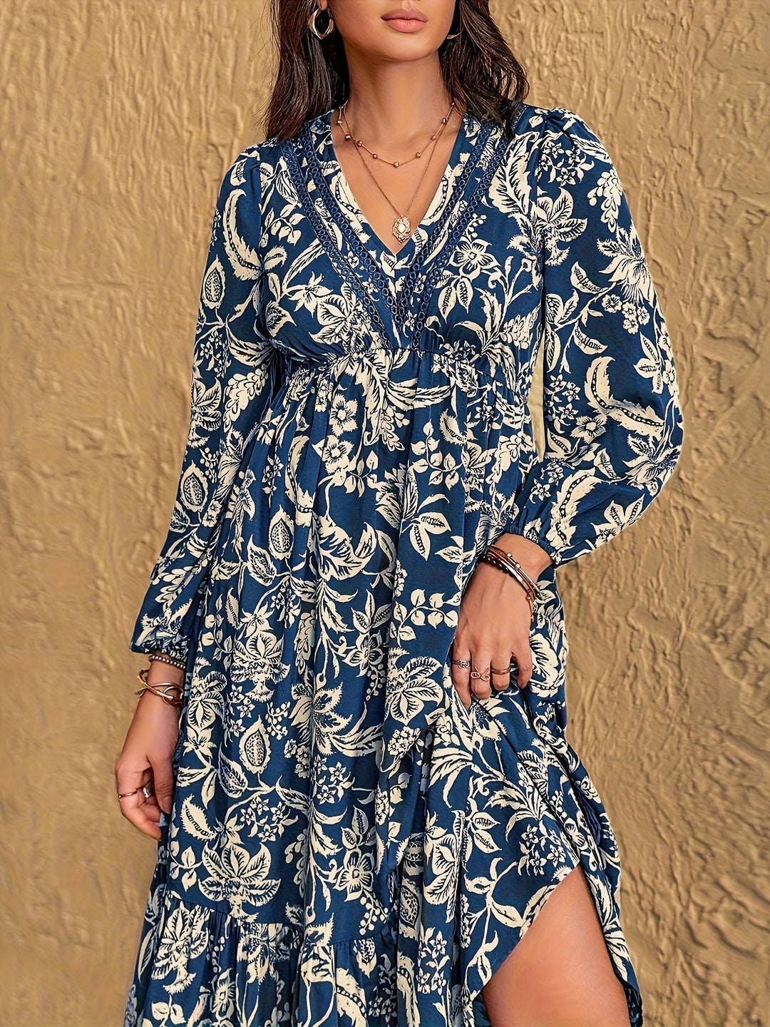 Aria | Krajková květinová šaty