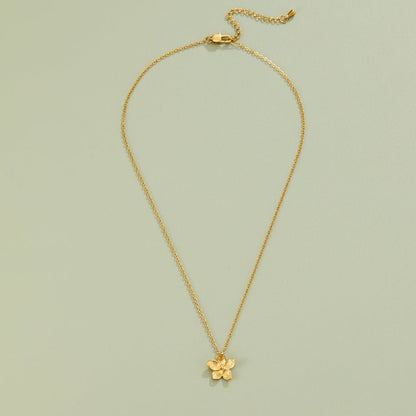 Blooming Gold Flower Necklace