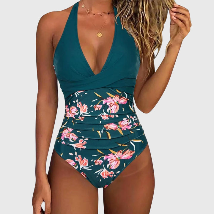 Florencie - Elegantní plavky pro ženy s výstřihem do V