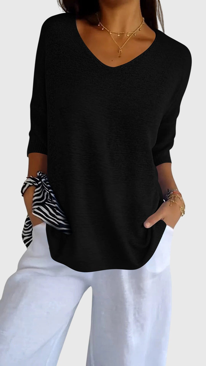 Myrial | Elegantní top s V-výstřihem