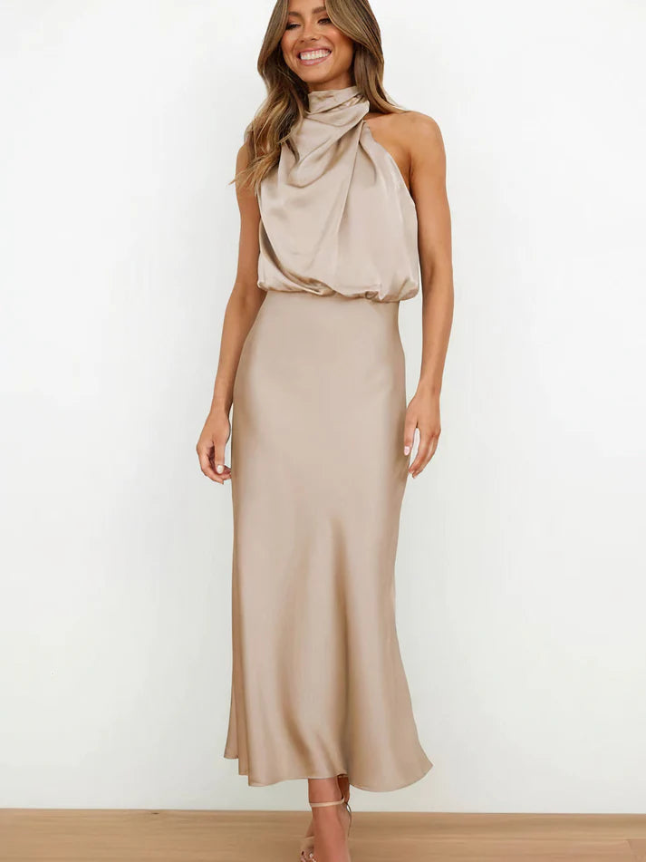 Coco Satin Statement Dress