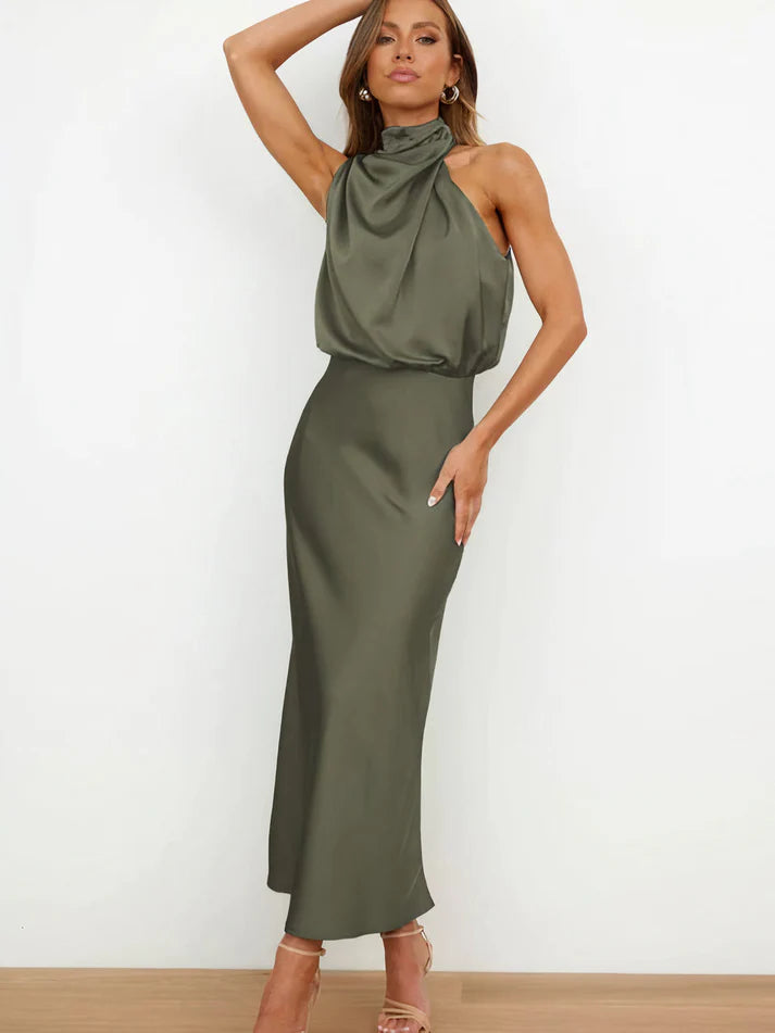 Coco Satin Statement Dress