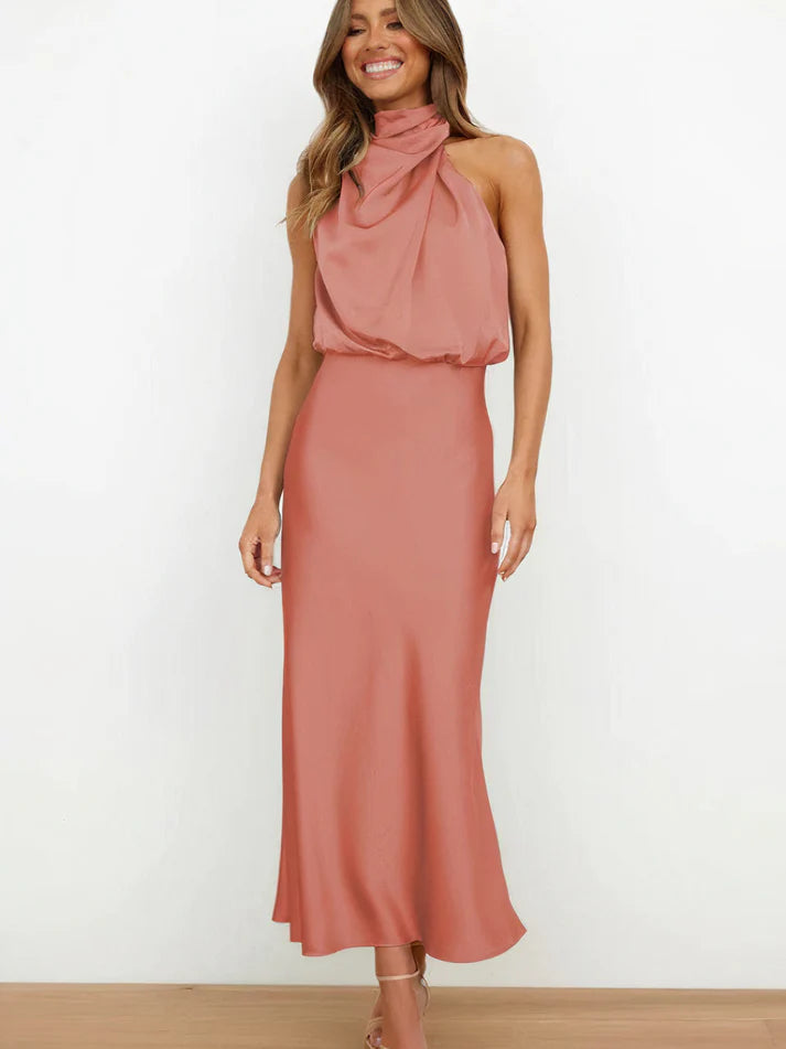 Coco Satin Statement Dress