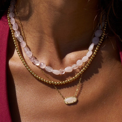 Elena Gold Ball Chain Necklace