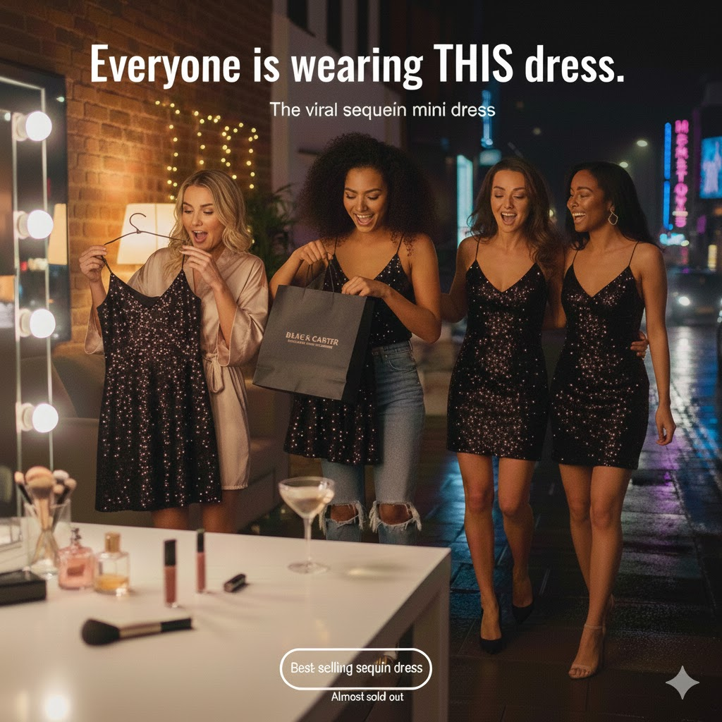 Livia – Sparkling Sequin Party Mini Dress