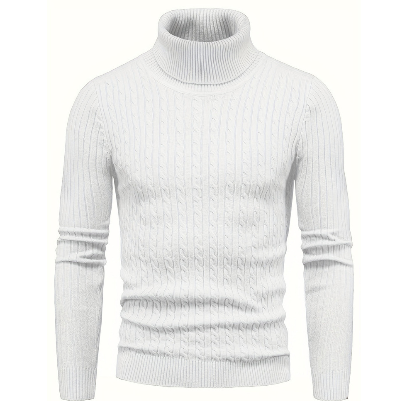 Graham | Classic Cable Knit Turtleneck
