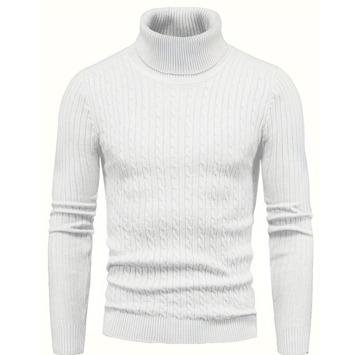 Graham | Classic Cable Knit Turtleneck