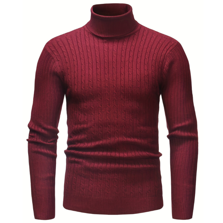 Graham | Classic Cable Knit Turtleneck